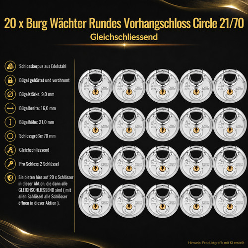Burg wächter rundes - 20,