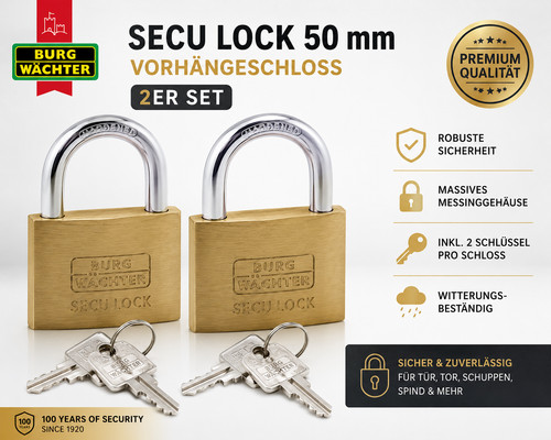 Burg wächter secu lock - 2, burg-wÄchter