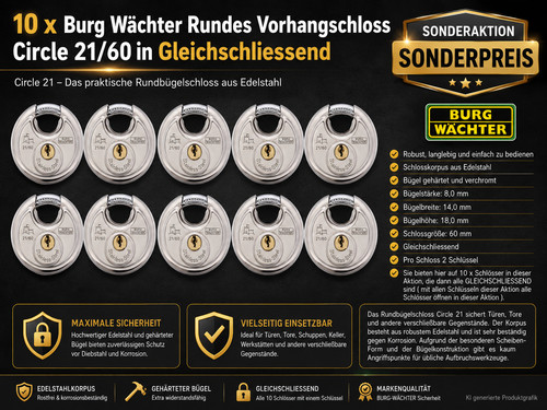 Burg wächter rundes - 10,