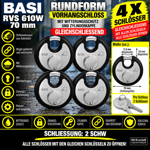 Rundes vorhangschloss mit - x,