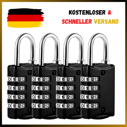 Stück vorhängeschloss - 4,